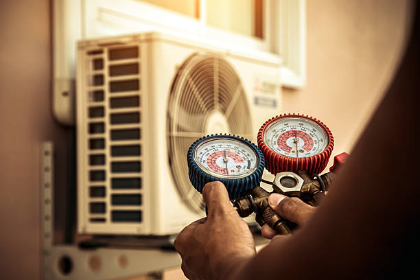Professional Ductwork Repair technician working in Middleboro, MA